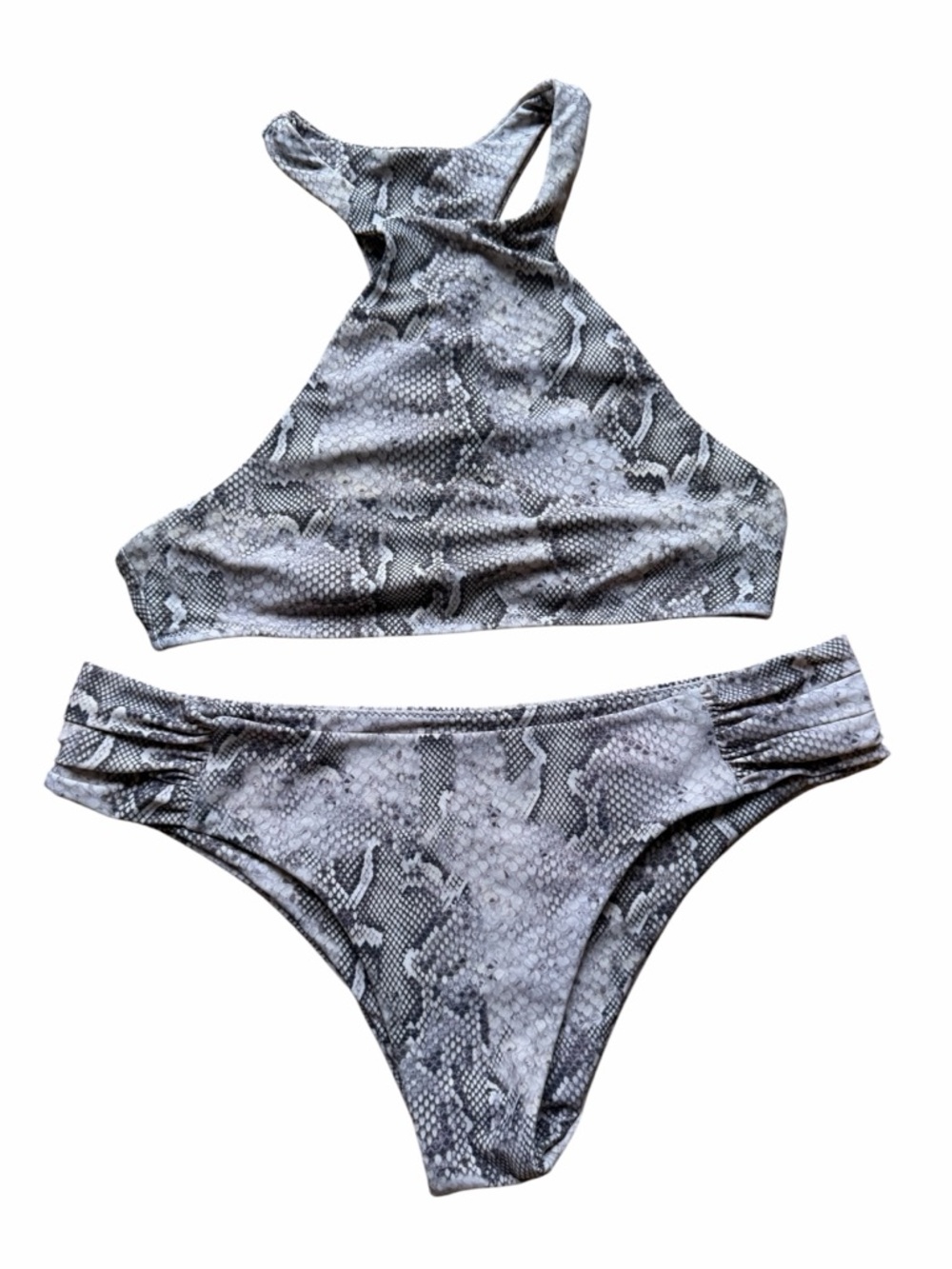 Show Me Your Mumu Snake Print Swim Set Size M/L